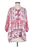Assorted Brands 100% Rayon Pink 3/4 Sleeve Blouse Size S - photo 1