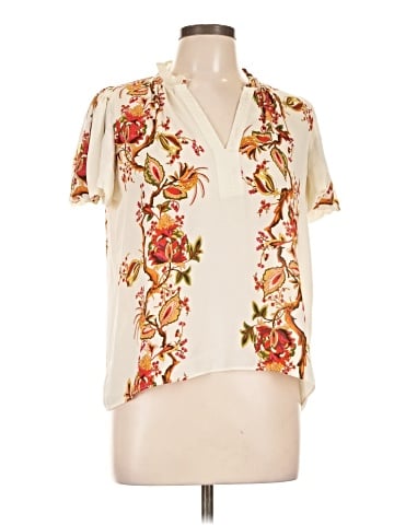 Rose + Olive Short Sleeve Blouse (view 1)