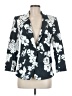 L'Agence Floral Blue White Blazer Size Med (2) - photo 1