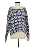 Free People Tweed Blue Pullover Sweater Size M - photo 1