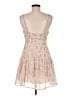 Storia 100% Polyester Floral Tan Cocktail Dress Size M - photo 2