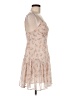 Storia 100% Polyester Floral Tan Cocktail Dress Size M - photo 4