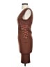 iris Brown Cocktail Dress Size L - photo 5