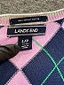 Lands' End 100% Cotton Argyle Gray Cardigan Size L (petite) - photo 7