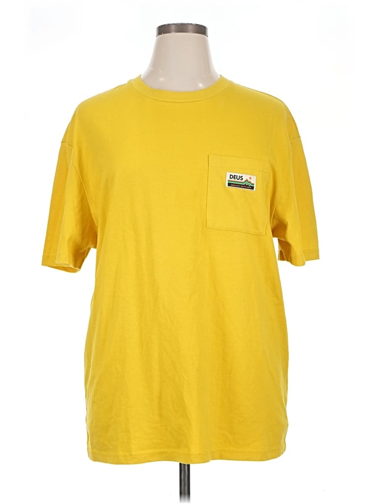 Pre-owned Assorted Brands Short Sleeve T-shirt In Yellow