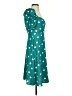 Cupshe Polka Dots Green Casual Dress Size XS - photo 4