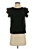 Vince Camuto Black Short Sleeve Top Size S - photo 1