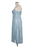 Unbranded 100% Polyester Blue Casual Dress Size L - photo 5