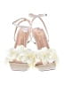 Lulus Floral Ivory Sandals Size 9 - photo 2
