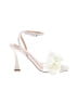 Lulus Floral Ivory Sandals Size 9 - photo 1