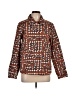 Vrg Grl 100% Cotton Print Brown Jacket Size 10 - photo 1