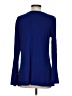 Peter Nygard Blue Long Sleeve Top Size S - photo 2
