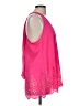 Double Zero 100% Polyester Pink Sleeveless Blouse Size M - photo 4