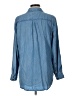Lord & Taylor Polka Dots Blue Long Sleeve Button-Down Shirt Size L - photo 2
