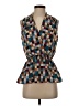 Poema 100% Polyester Teal Sleeveless Blouse Size S - photo 1
