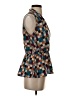 Poema 100% Polyester Teal Sleeveless Blouse Size S - photo 4