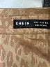 Shein Animal Print Tan Long Sleeve Blouse Size 6 - photo 7