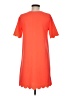 Everly 100% Polyester Solid Orange Casual Dress Size M - photo 2