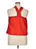 Faherty 100% Cotton Solid Red Sleeveless Blouse Size XL - photo 2