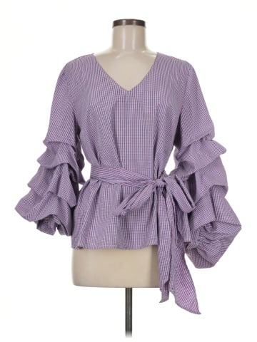 Sunday in Brooklyn 3/4 Sleeve Blouse (view 1)