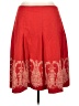 Thrill Paisley Red Casual Skirt Size 16 - photo 2