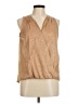 Chenault Tan Sleeveless Blouse Size M - photo 1