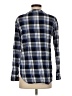 Gap Outlet Plaid Blue Long Sleeve Button-Down Shirt Size XS - photo 2
