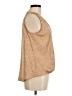 Chenault Tan Sleeveless Blouse Size M - photo 4