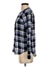 Gap Outlet Plaid Blue Long Sleeve Button-Down Shirt Size XS - photo 5