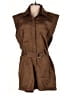 MARIACHER. 100% Cotton Solid Brown Romper Size S - photo 1