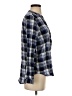Gap Outlet Plaid Blue Long Sleeve Button-Down Shirt Size XS - photo 4