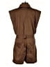 MARIACHER. 100% Cotton Solid Brown Romper Size S - photo 2