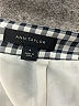 Ann Taylor 100% Polyester Checkered-gingham Black Casual Skirt Size 4 - photo 4
