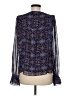 Allison 100% Polyester Purple Long Sleeve Blouse Size M - photo 2