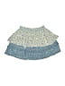 LoveShackFancy 100% Cotton Paisley Blue Skirt Size 10 - photo 2