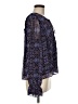 Allison 100% Polyester Purple Long Sleeve Blouse Size M - photo 4