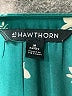 41Hawthorn 100% Polyester Stars Teal Short Sleeve Blouse Size Med Petite - photo 7
