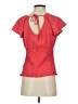 Lush 100% Polyester Red Short Sleeve Top Size S - photo 2