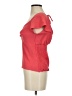 Lush 100% Polyester Red Short Sleeve Top Size S - photo 5
