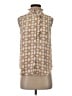 Ann Taylor 100% Polyester Tan Sleeveless Blouse Size XS - photo 1
