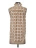 Ann Taylor 100% Polyester Tan Sleeveless Blouse Size XS - photo 2