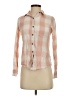 SO Checkered-gingham Pink Long Sleeve Blouse Size XS - photo 1