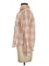 SO Checkered-gingham Pink Long Sleeve Blouse Size XS - photo 5