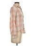 SO Checkered-gingham Pink Long Sleeve Blouse Size XS - photo 4