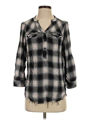 Hester & Orchard 3/4 Sleeve Button-Down Shirt (view 1)