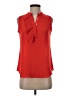 Banana Republic 100% Polyester Red Sleeveless Blouse Size XS - photo 1