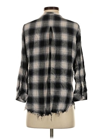 Hester & Orchard 3/4 Sleeve Button-Down Shirt (view 2)