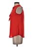 Banana Republic 100% Polyester Red Sleeveless Blouse Size XS - photo 5