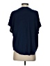 Amour Vert Blue Short Sleeve Henley Size S - photo 2