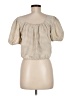 Sienna Sky 100% Polyester Tan Short Sleeve Blouse Size M - photo 2
